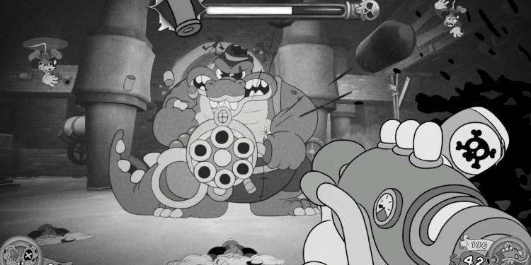 Mouse P.I. For Hire game trailer showing cartoon-style FPS gameplay