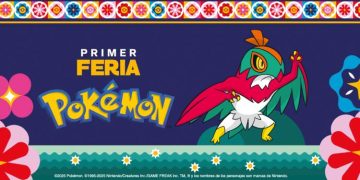 Booths and merchandise at Pokémon Fair in Mexico